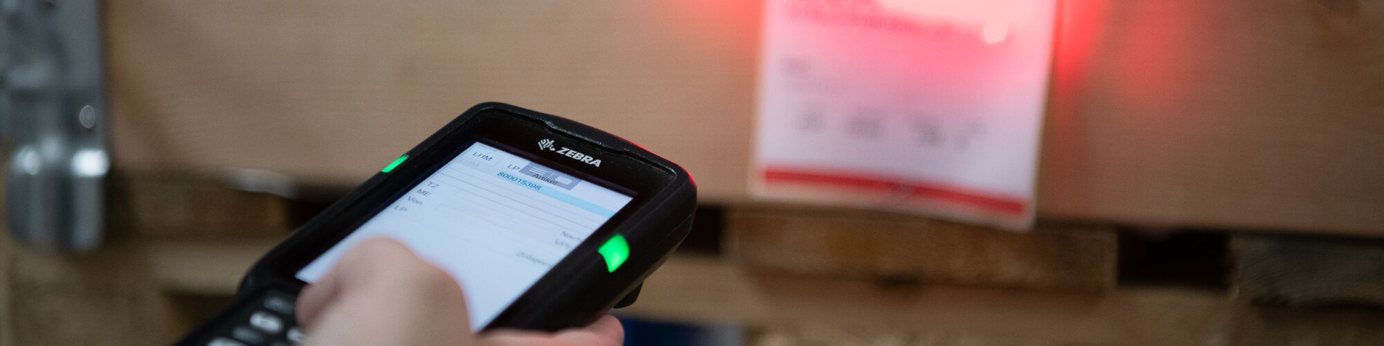 HASLER TRANSPORT AG - Logistik Scanvorgang